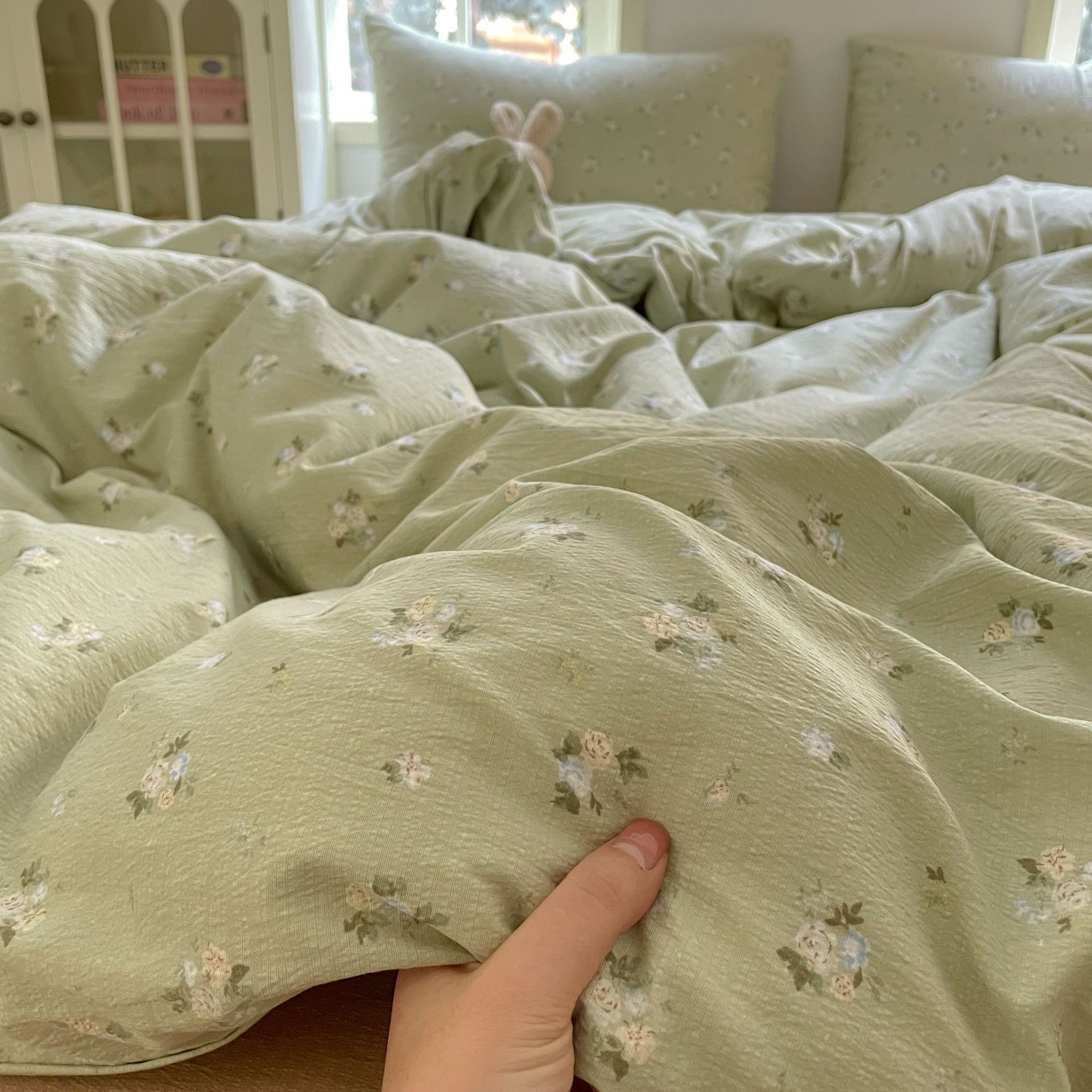 선셋 황혼-그린 [부드럽고 피부 친화적이며 밀착되고 편안함]