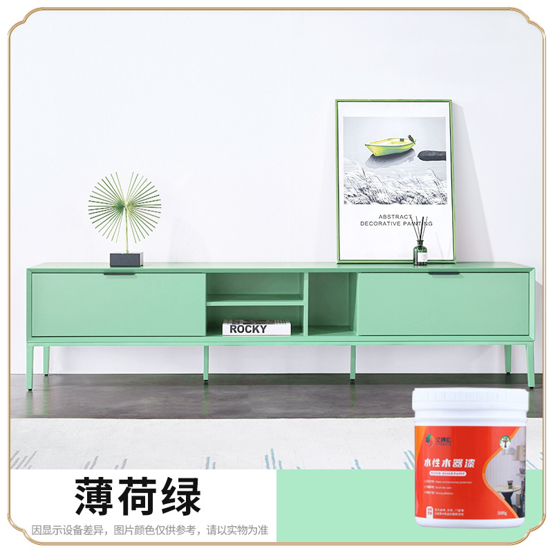 Pintura de madera a base de agua para muebles de armario de madera maciza pintura de cambio de color para gabinetes de pintura doméstica puertas de gabinetes renovación de pintura de madera