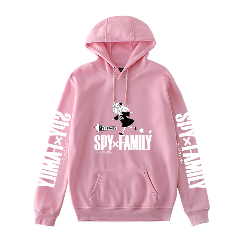 Spring and Autumn Hooded Sweater Men's and Women's Spy Plays Loose Fashion Hooded Sweater Hoodie Women