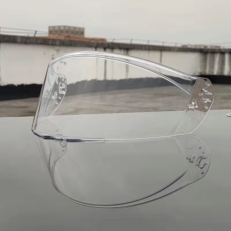 Lente para Casco ORZ966 Transparente Marrón con Recubrimiento Plateado, Lente Iridiscente Colorida para Bicicleta de Carretera, Protección para Ciclismo de Alta Velocidad