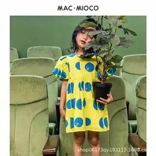 网红品牌MAC-米欧家22年夏季时尚潮童连衣裙 T恤裤子品牌童装货源
