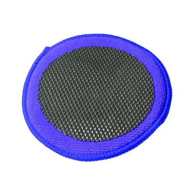 Car cleaning tools: Mud Gloves, Pad - polka-dot-round-mud-rub-blue