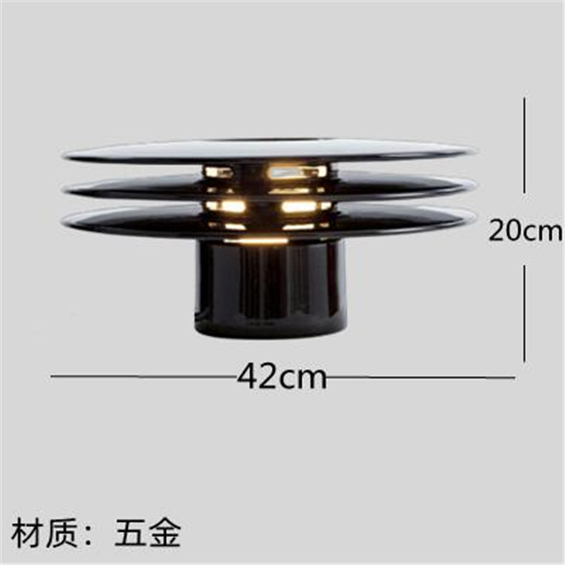 クリエイティブデザイン北欧シンプルで豪華な電気スタンド寝室ベッドヘッドランプ感リビング装飾ガラス|undefined
