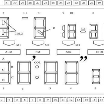 DL9213:低成本多功能12位带EL手表IC