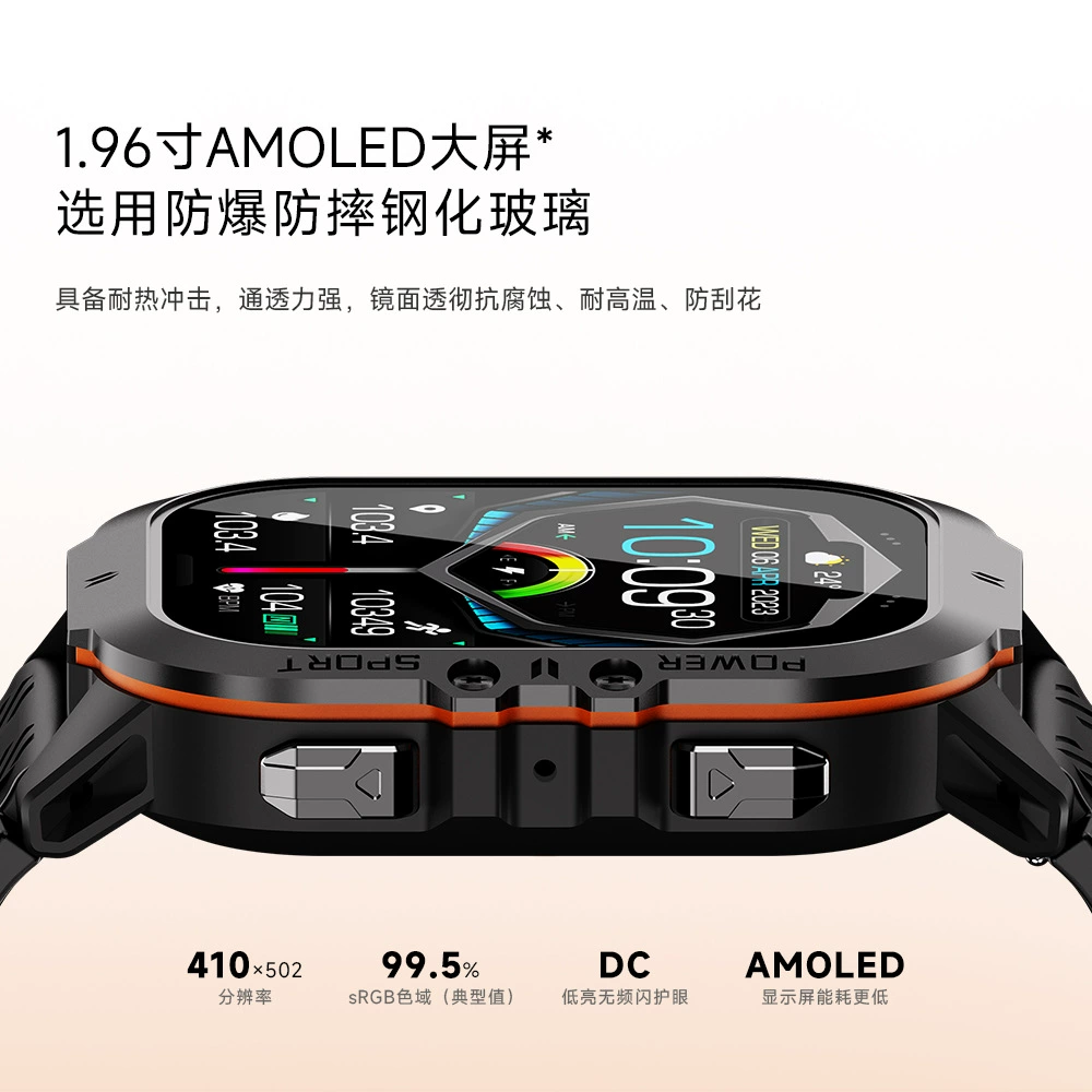 Колье, защищающее от пыли, воды и ударов, умные часы, C26, Bluetooth, измерение пульса, давление, мониторинг уровня кислорода, 9,6 дюйм