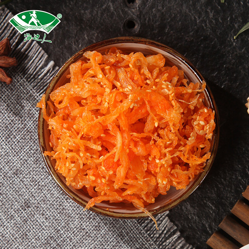 Beachside People Spicy and Hot Squid Strips 58g Seafood Snack Ready-to-Eat Wholesale Spicy Flavor Squid Snack Dried Goods