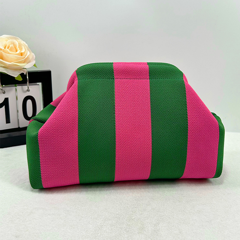 Thick stripes green and pink