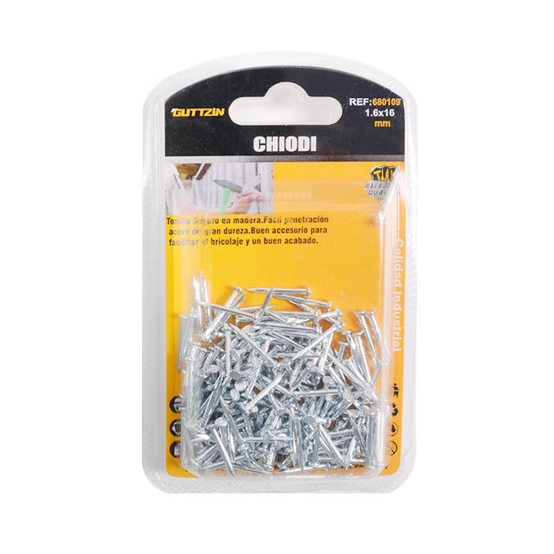 铁钉泡壳装商超销售外贸日用五金盒装铁钉 家用多规格钉子铁钉详情8