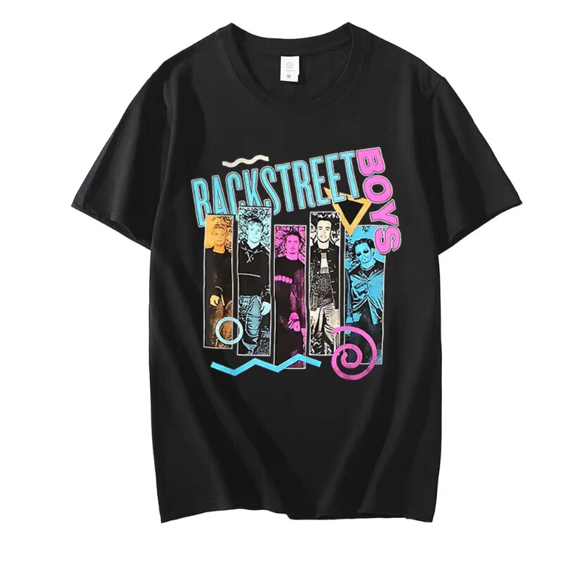 Classic 90S Backstreet Boys Rock Band Graphic T-Shirt Unisex Retro Punk T-Shirt Women's Hip Hop T-Shirt Classic 90S Backstreet Boys Rock Band Graphic T-Shirt Unisex Retro Punk T-Shirt Women's Hip Hop T-Shirt