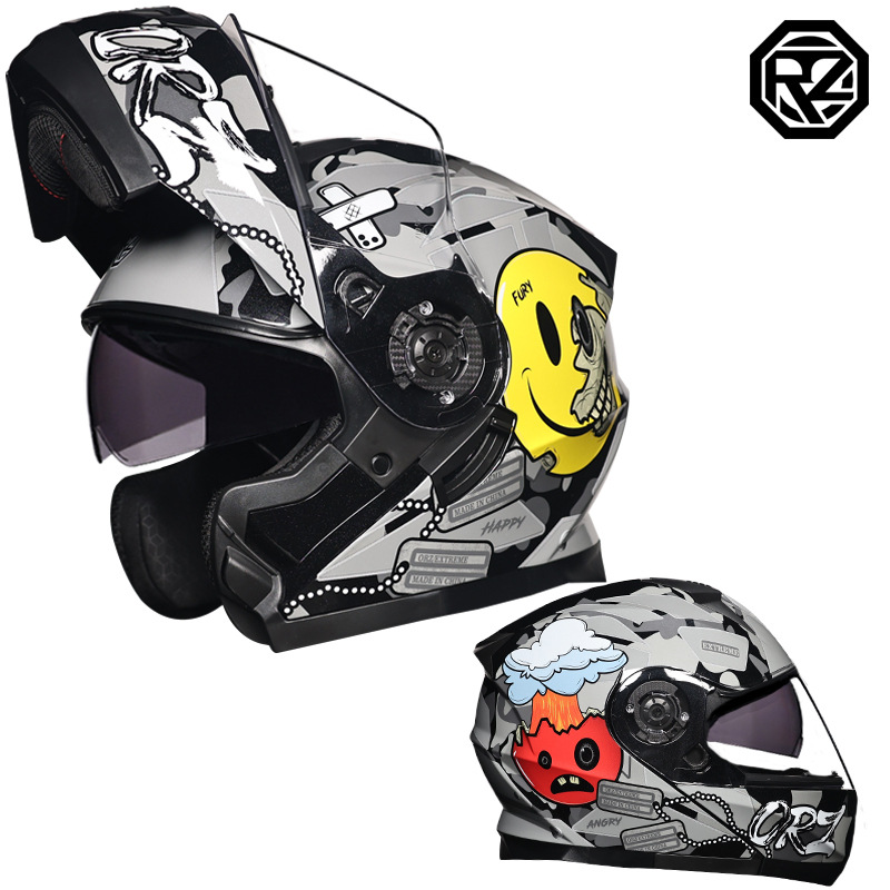 Cascos de motocicleta Orz Cascos para hombres y mujeres Cascos para motocicletas Four Seasons Half Cascos Four Seasons Certificación DOT General Estándar nacional A