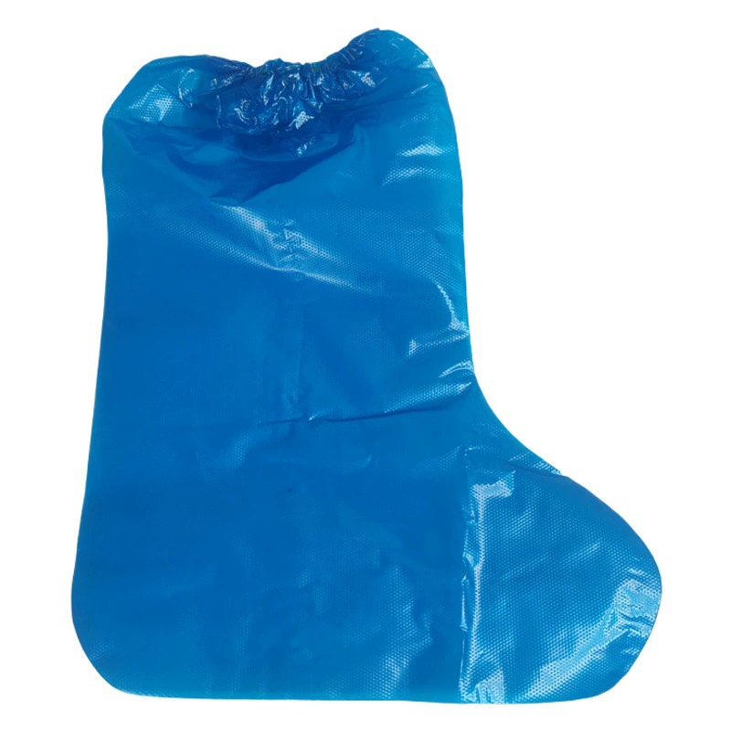 Одноразовые бахилы водонепроницаемые бахилы в дождливые дни утолщение длинная трубка фермы сапоги напольные дрейфующие пластиковые сапоги для оптовых продаж