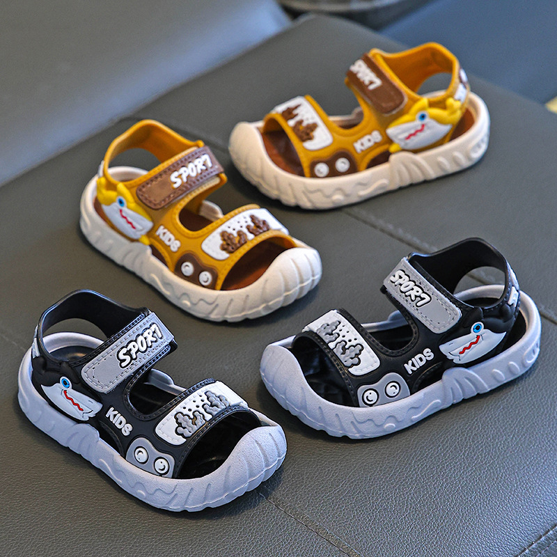 Sandalias para niños de verano 2025 zapatos de playa para niños mayores anti-derrapante para niños deportivos para bebé.
