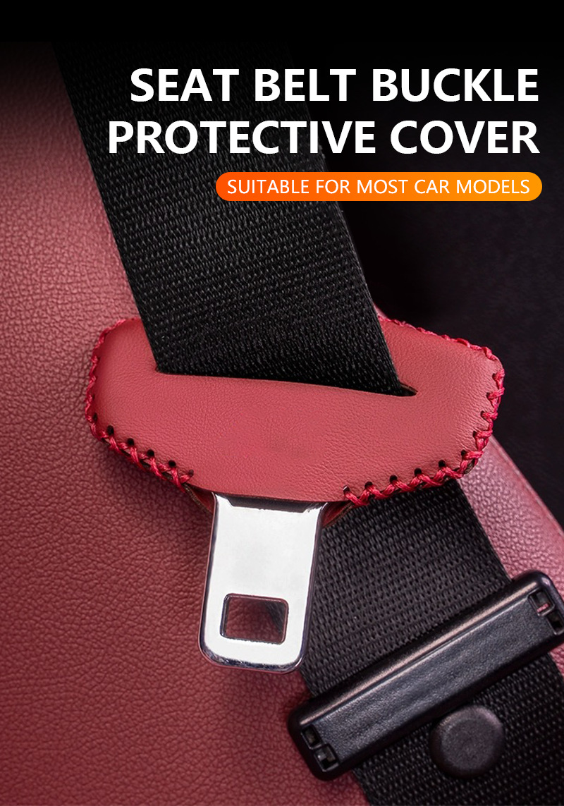 Car safety plug with bayonet protective cover car creative practical anti-collision anti-wear anti-collision safety belt protective cover