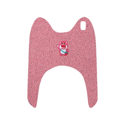 Electric vehicle foot mat | Anti-skid Pad - yadi-k8e-three-wheel-pink-foot-pad-pink-bear-comes-with-velcro