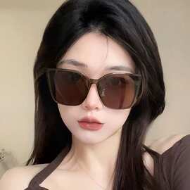 2024新款墨镜女款防晒太阳镜高级感大脸显瘦网红同款墨镜大框时尚