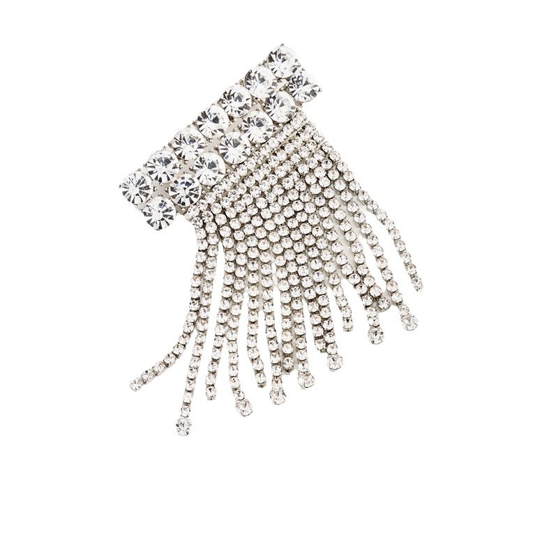 Broche de bordas de diamante sofisticado broche de alta calidad para mujeres