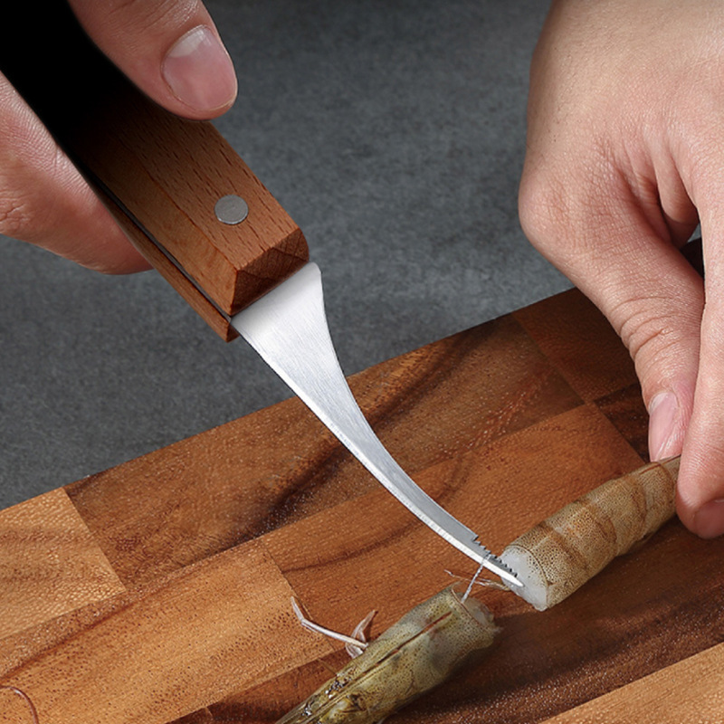 Shrimp line knife