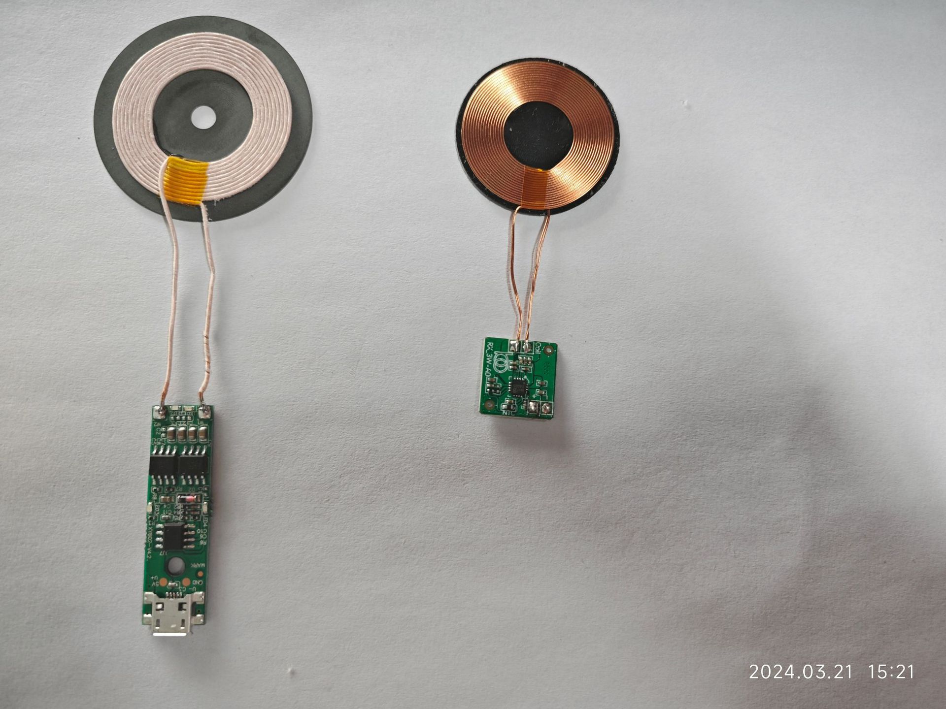 Módulo transmisor de carga inalámbrica K9 Placa de circuito de carga inalámbrica DIY adecuada para computadora portátil alfombrilla de ratón de carga inalámbrica