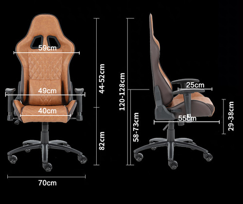 Gaming chair, comfortable for long sitting, can lie down, home office swivel chair, computer chair, internet cafe, suitable for boys, gaming and e-sports chair