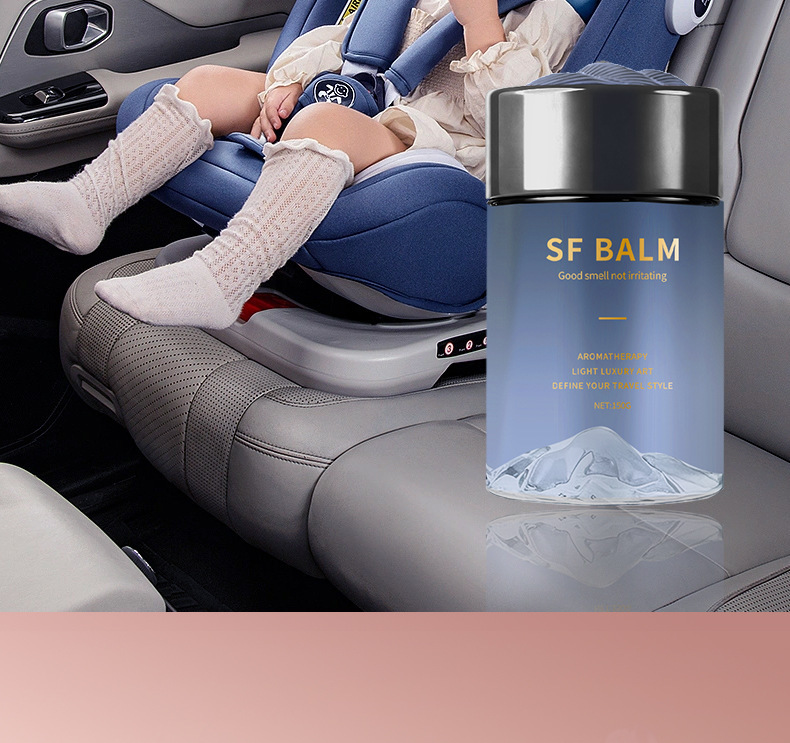New high-end car air freshener, long-lasting deodorizing solid fragrance balm for cars and bedrooms