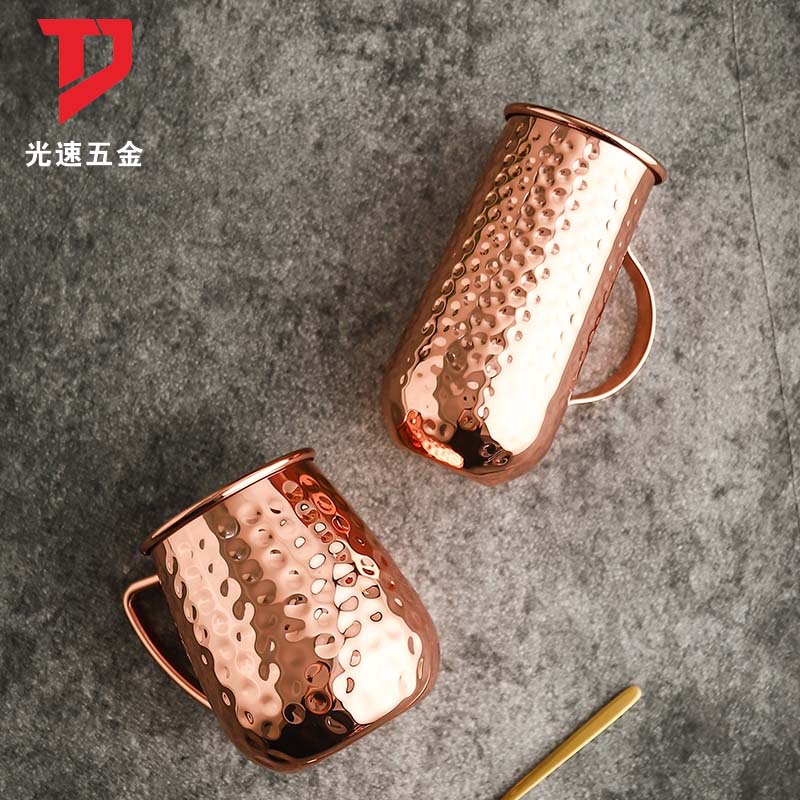 Vidrio de cerveza de acero inoxidable 304 Moscú taza de fábrica directa creativa Martell Copa de cóctel