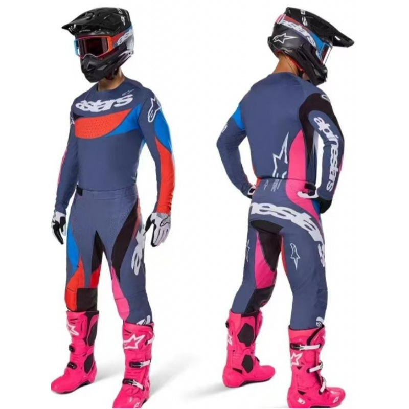 A-Star Mountain Bike Cycling Suit for Men and Women, Moisture-Wicking Off-Road Motorcycle Racing Suit, Street Car Quick-Drying and Waterproof