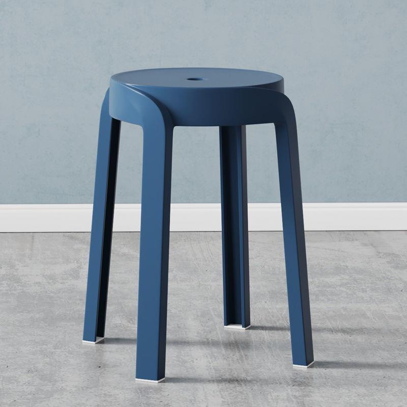 Taburetes de plástico gruesos taburetes redondos altos para el hogar apilables taburetes de mesa de comedor taburetes de respaldo sillas de molino de viento ciclón