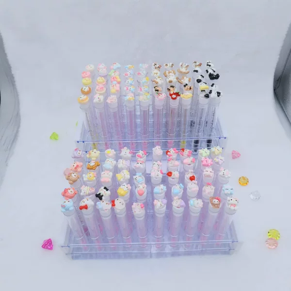 Cross-Border Kitty Cat Test Tube Eyelash Brush Cartoon Eyelash Brush Kt Disposable Test Tube Eyelash Comb