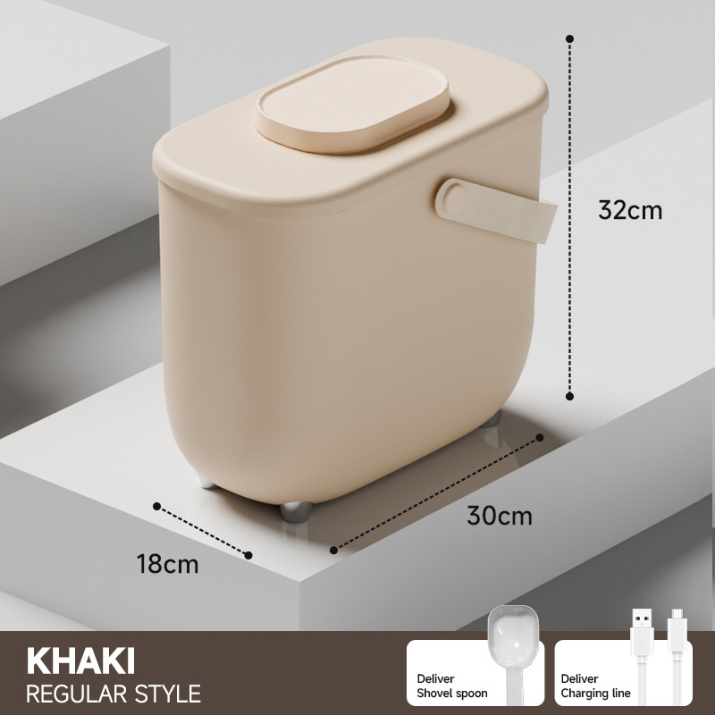 キャットフードバレル 真空保存バレル 10L ペット用品保存 防湿保存バレル 猫砂 ドッグフード 飼料密封バレル|undefined