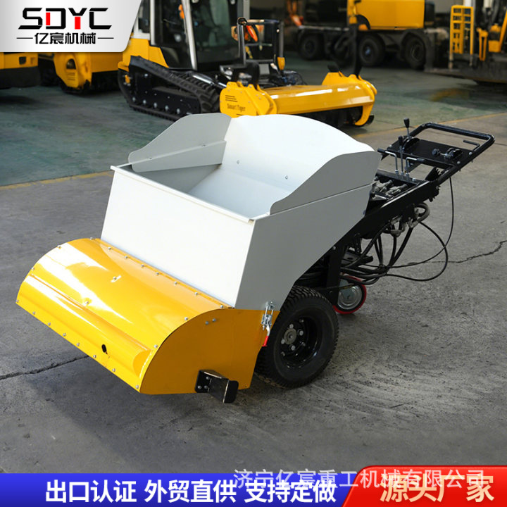小型沥青颗粒摊铺机 狭窄道路庭院地面修补老旧小区改造摊铺机