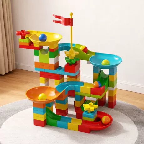 [upgraded abs material] 178 large particle slide building blocks