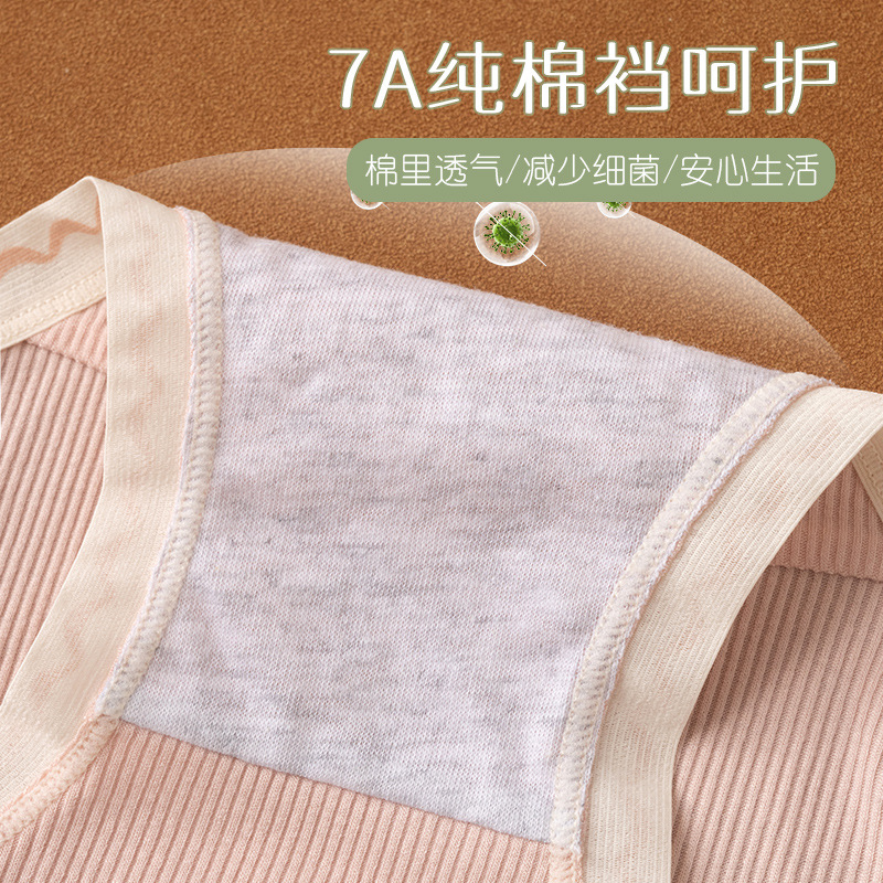Bragas modales para mujer, algodón, antibacteriano, transpirable, entrepierna, cintura media sin costuras, pantalones cortos triangulares para niña japonesa, bragas para mujer image 5