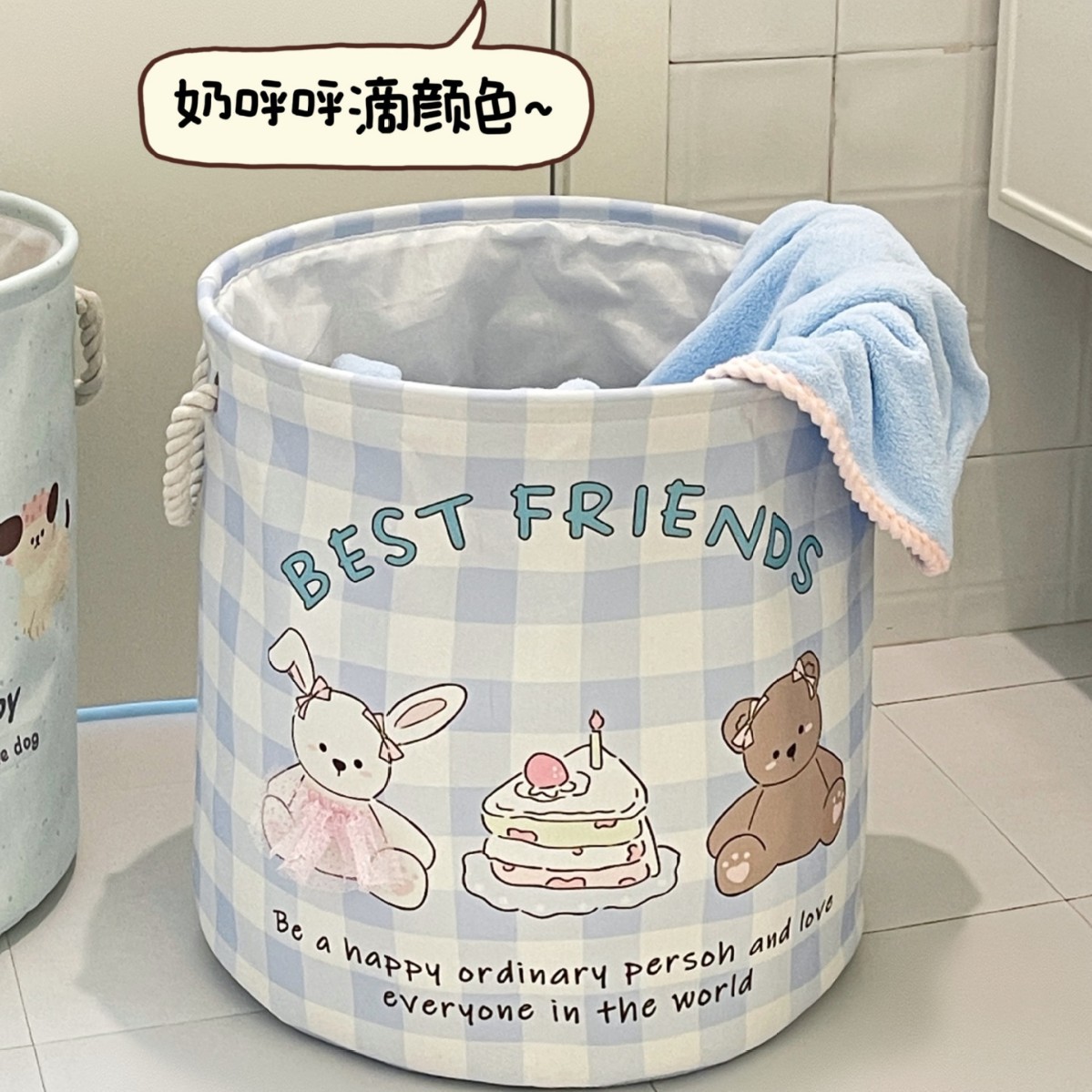 Cesta de ropa sucia para el hogar Cesta de almacenamiento de ropa sucia para el dormitorio Cesta de ropa sucia para el baño Cesta de almacenamiento plegable de gran capacidad