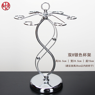 ✅ European-Style Red Wine Glass Rack Upside down Household Champagne Glass Hanging Bronze Hanging Simple Goblet Decorative Ornaments
