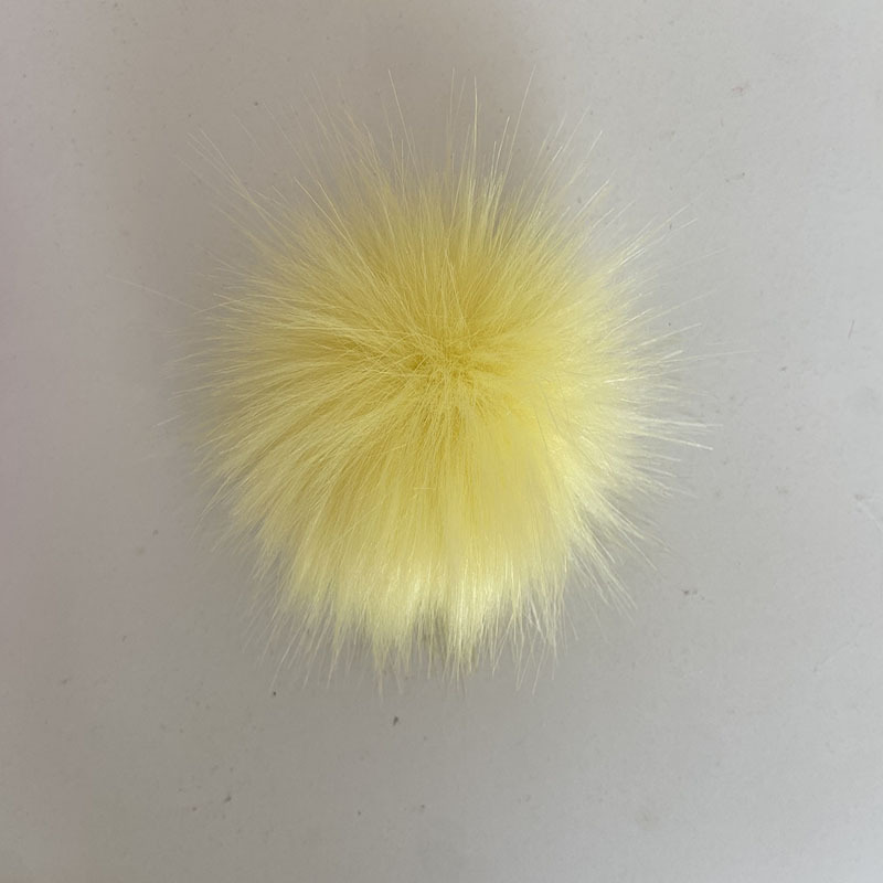 Fábrica en stock color imitación de piel de zorro bola de la ropa DIY accesorios del sombrero de la bola de La felpa accesorios de la bola de piel al por mayor