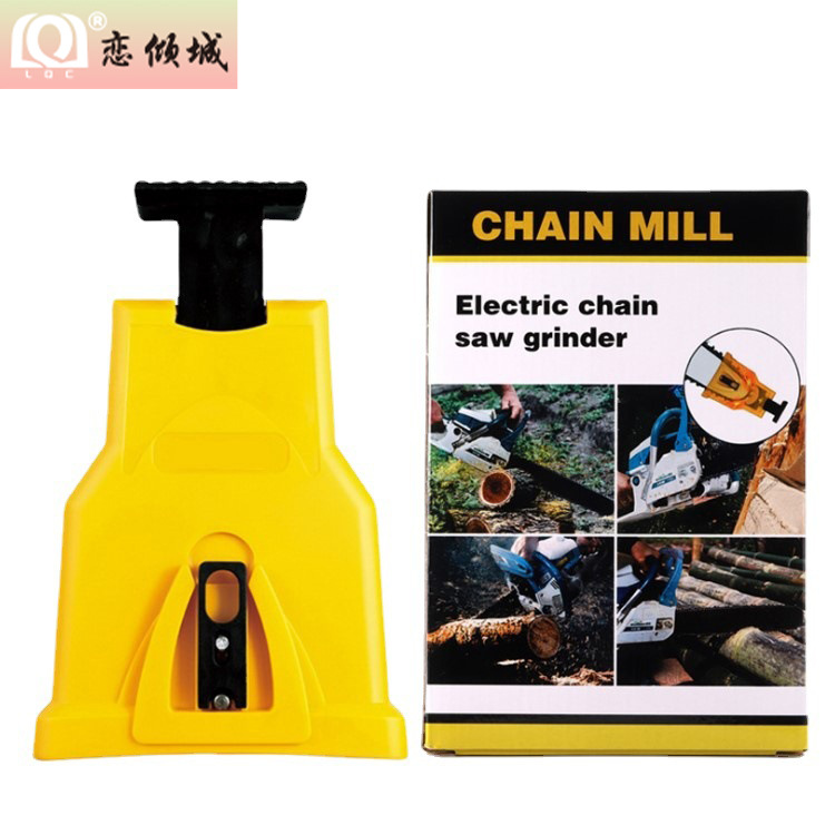 厂家直销木工电锯专用链锯磨刀器磨刀石磨刀架磨链器快速磨链工具