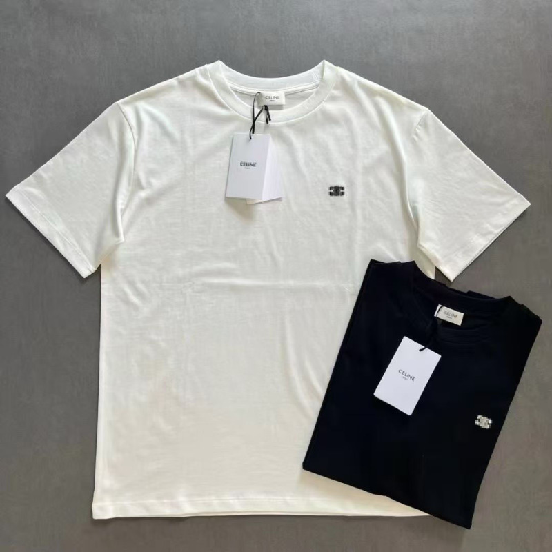 Nanyou 25Ss New Summer Style Arc De Triomphe Logo Embroidery Simple Loose-Fitting Unisex Short-Sleeved T-Shirt Loose Fit Nanyou 25Ss New Summer Style Arc De Triomphe Logo Embroidery Simple Loose-Fitting Unisex Short-Sleeved T-Shirt Loose Fit