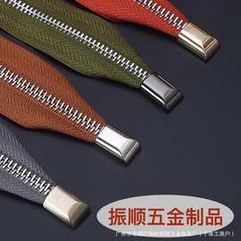 箱包五金配件尾夹拉链尾端扣包包拉尾夹方型拉尾尾制尾夹行李箱