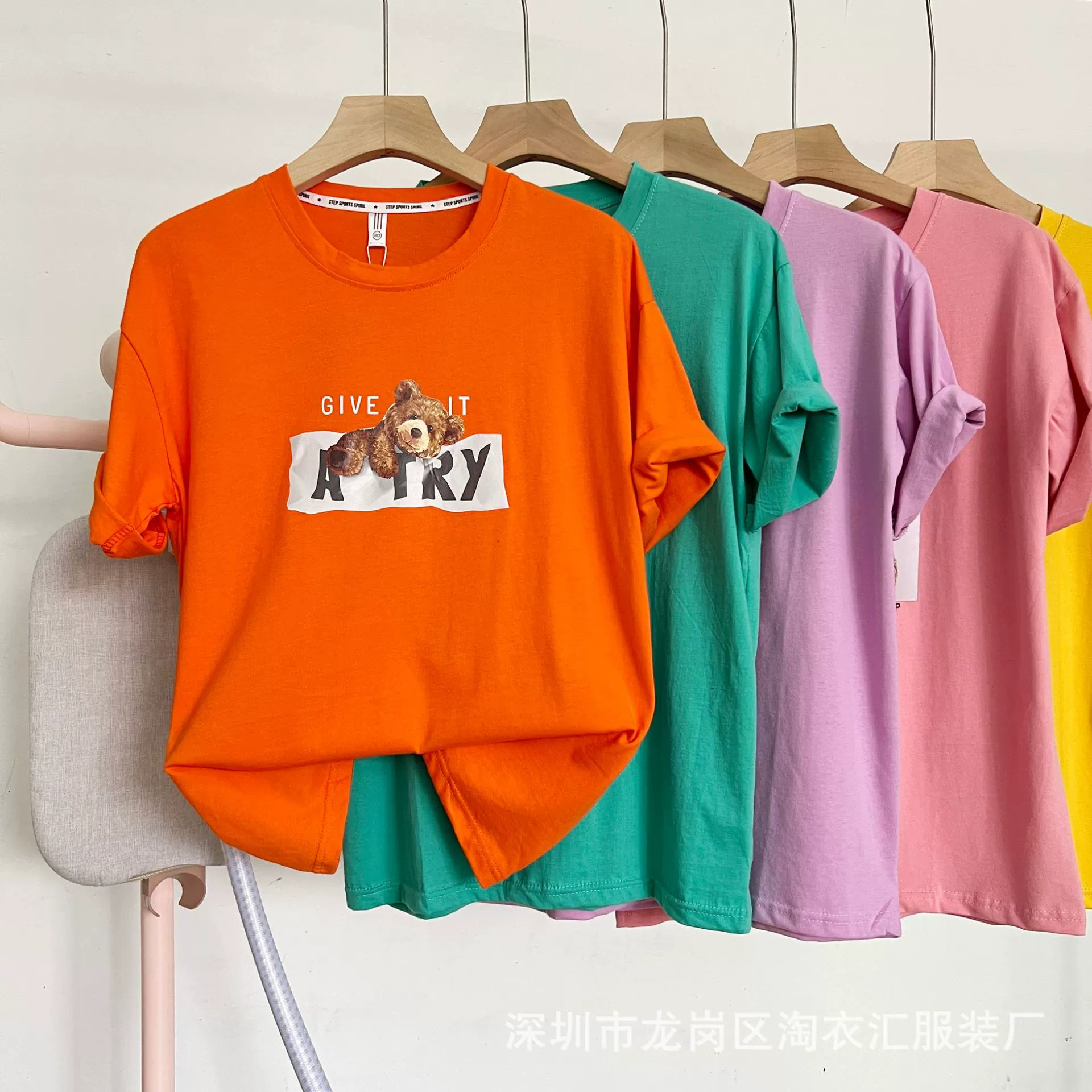 9.9 бесплатная доставка для женщин свободный рукав с короткими рукавами летом новая женская футболка стенд 1688 оптовая продажа