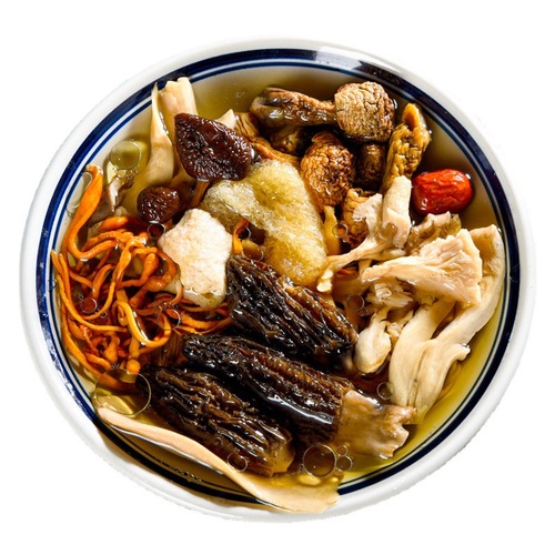 The same seven-color mushroom soup package for distribution, Yunnan specialty mushroom soup mix, dry edible mushroom factory wholesale