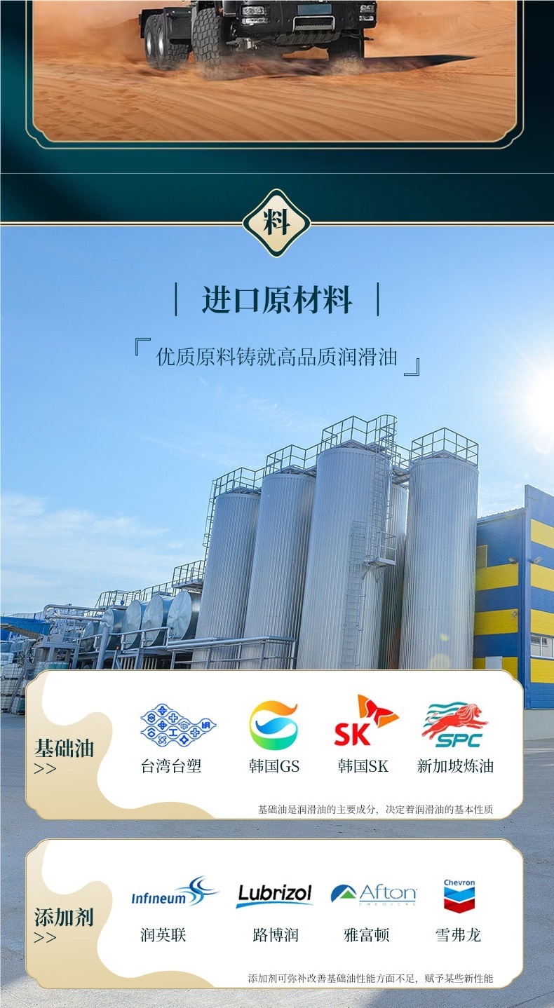 Genuine fully synthetic diesel engine oil 15W-40 for agricultural vehicles and trucks, CF-4 diesel engine oil, CH, single-cylinder, 4L