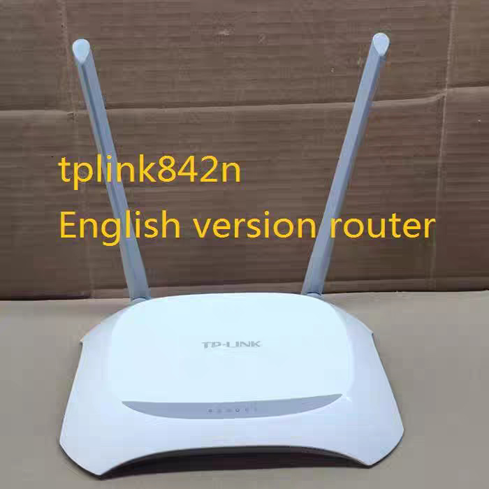Second-Hand Tp-Link842N English Version Wireless Router Home Wifi through the Wall High-Speed Fiber Optic 300m