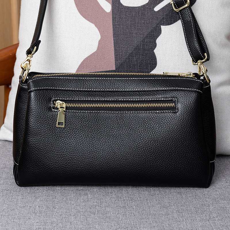 European Station Women's Crossbody Bag 2025 New Fashion Genuine Leather Shoulder Handbag Soft Leather Large Capacity Light Luxury - Thumbnail 2