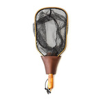 现货钓鱼捞网手把皮套捕鱼网兜腰挂保护套抄网防滑手柄垂钓用品