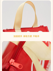 Large Capacity Portable Lunch Box Bag Student Simple Thick Waterproof Bento Bag Insulated Bag Office Worker Meal Bag Bento Bag