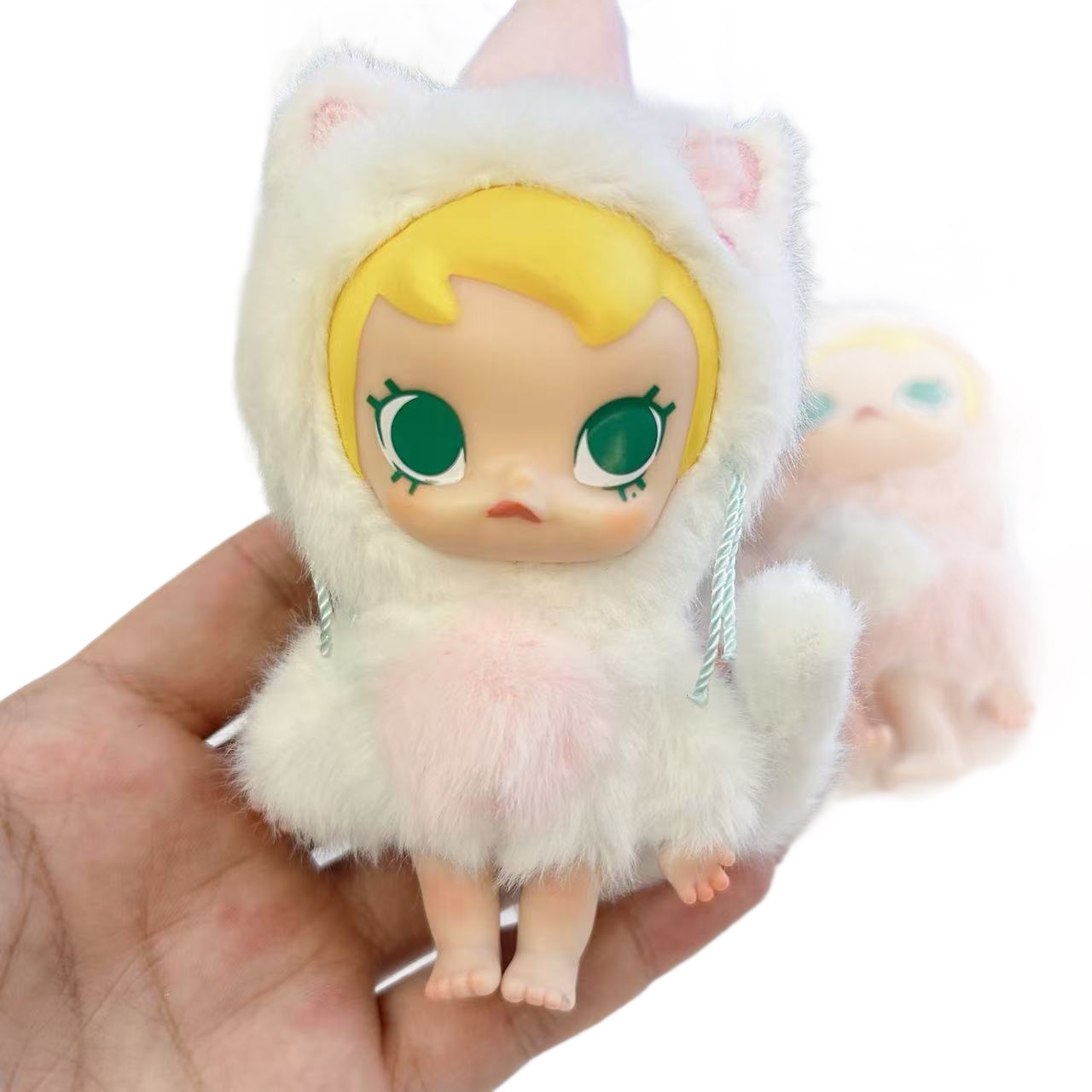 Cute Plush Toy Pendant Trendy Blind Box Keychain Adorable Cartoon Doll Kids Gift_voghion.com