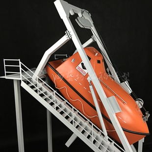 80cm Drop-Type Lifeboat Model Enterprise Customized Lifeboat Model Haiyifang Artificial Ship Model Factory