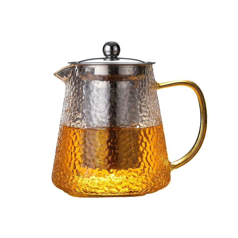 Jarra de agua fría de vidrio doméstico juego de jarra de agua fría de gran capacidad, olla de té, jarra de agua fría, jarra de jugo