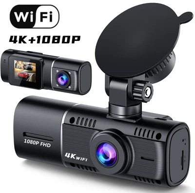 Cross-border infrared night vision high-definition dashcam with dual lenses for front and interior recording (Driving recorder)