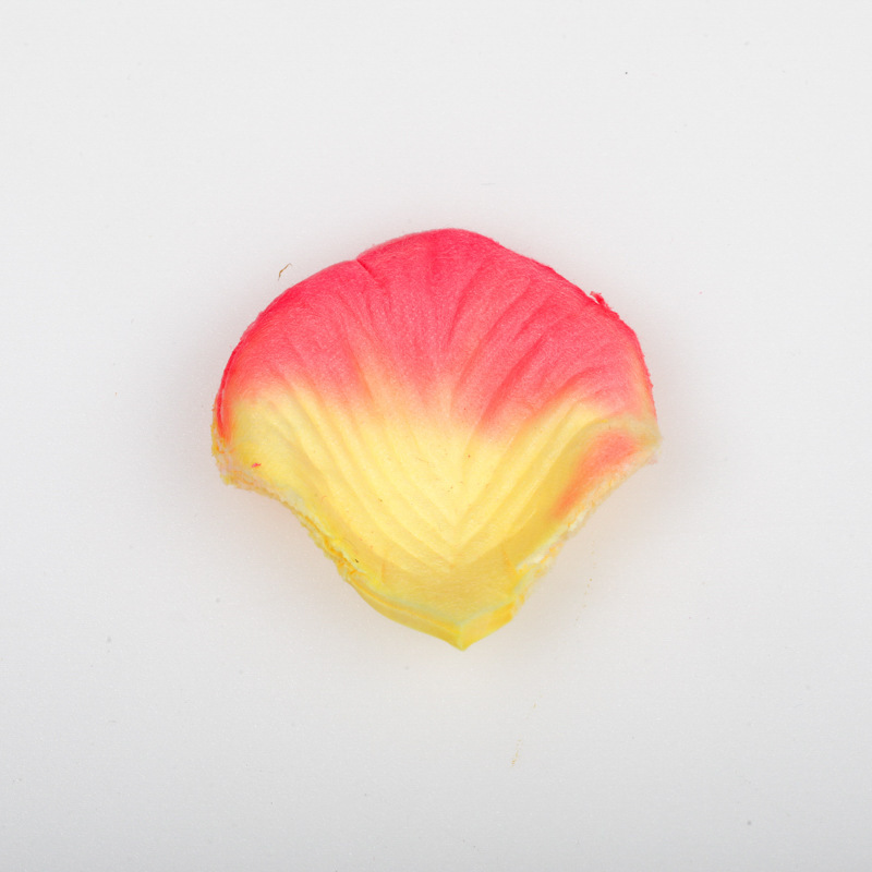 No tejido laminado 100 pétalos de flores, pétalos de boda, pétalos de flores falsos, pétalos de rosas, precio especial